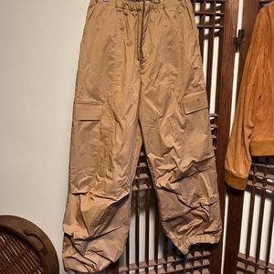 Zara Khaki Drawstring Pants